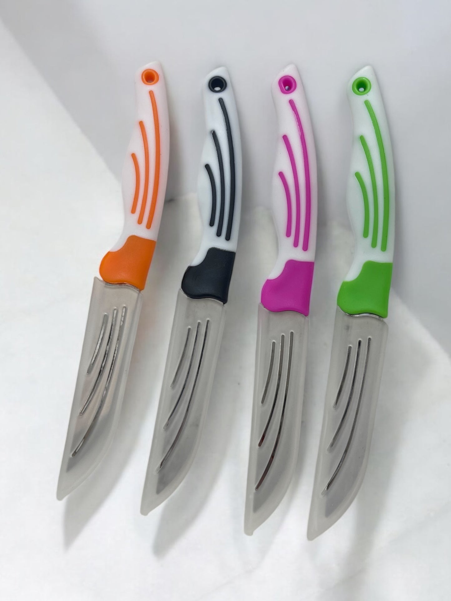 Mini Fruit Knife Set 4 Piece - Multicolored