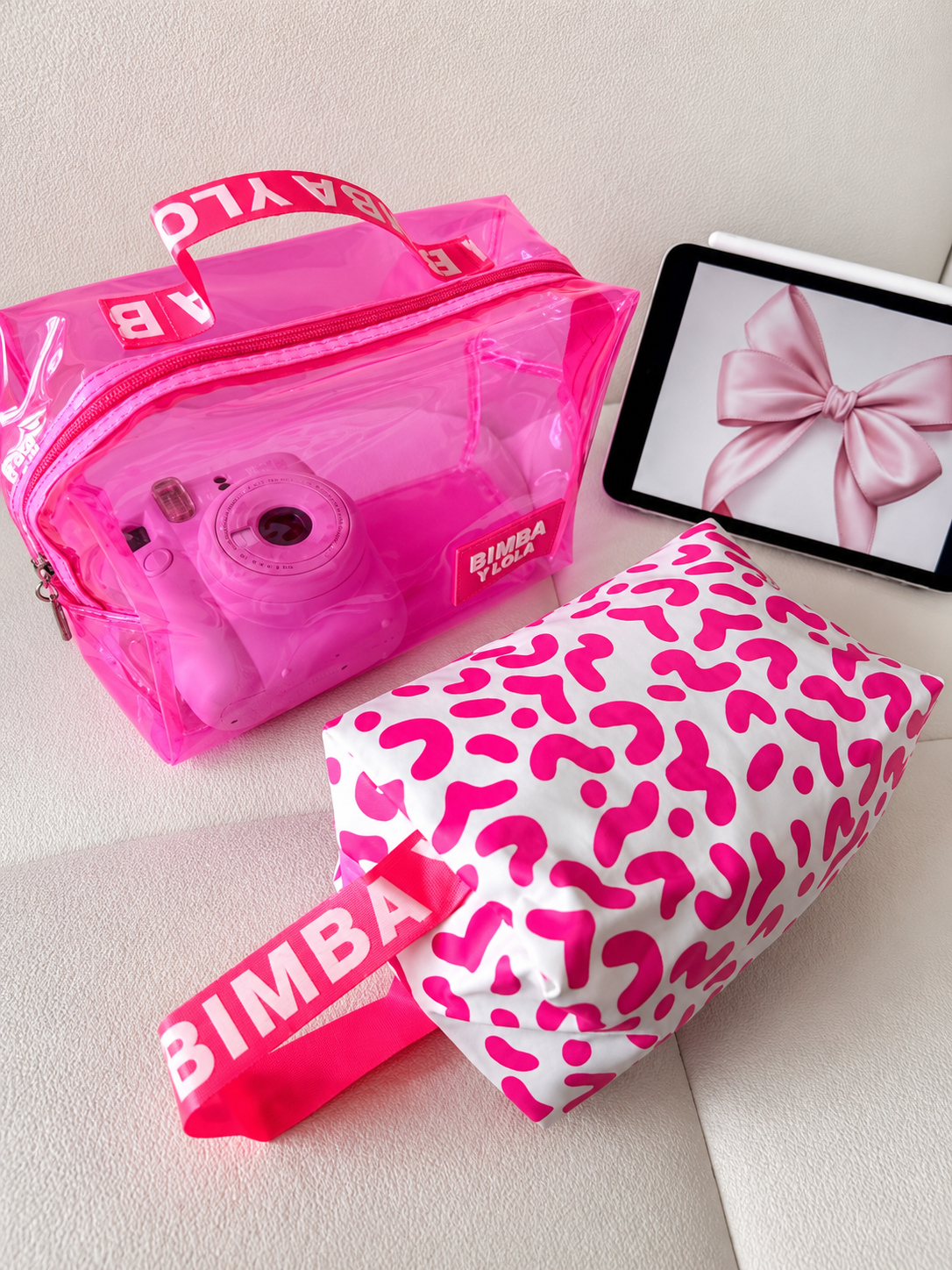 2-Piece Makeup Bag Set – Transparent Travel Cosmetic Organizer