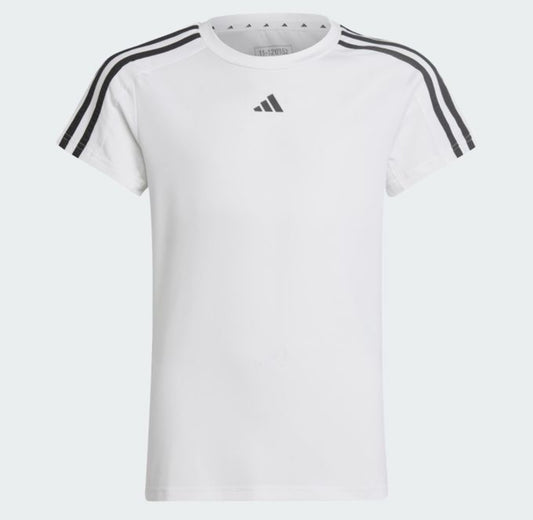 ADIDAS IDAS Train Essentials AEROREADY 3-Stripes Slim-Fit Training T-Shirt - white