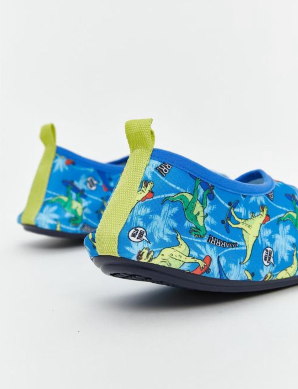 LCW STEPS Dinosaur Printed Boys' Baby Aqua Shoes - size:36