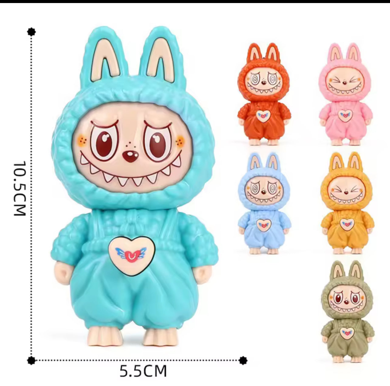 NEW Labubu Face Changing Dolls Keychains Cute Cartoon Stress Relieving Toys Creative Fun Bags Accessories Children Gifts