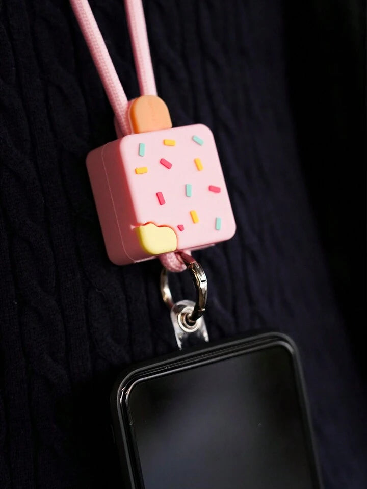 Mobile Phone Lanyard Cartoom Cartoon Pendant Kawaii Anime Figure Phone Case Rope KeyChain