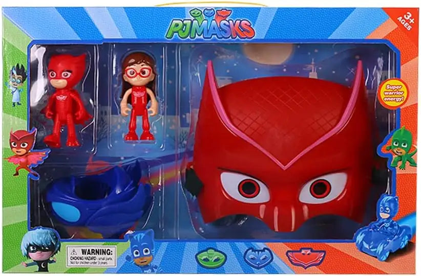 🦸‍♀️ PJ Masks Super Hero Mask & Figures Play Set (3+ Years)