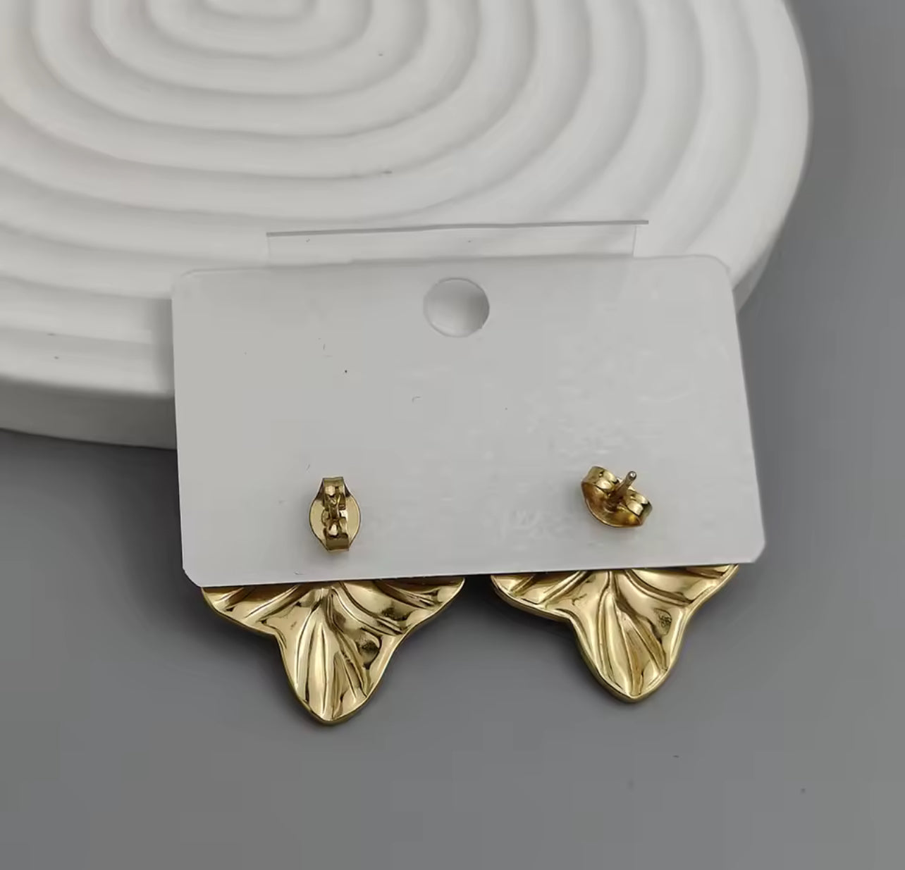 Charming Maple Leaf Colorful Enamel 18K Women's Earrings, Waterproof and Fading Stainless Steel, Wedding Party Gift