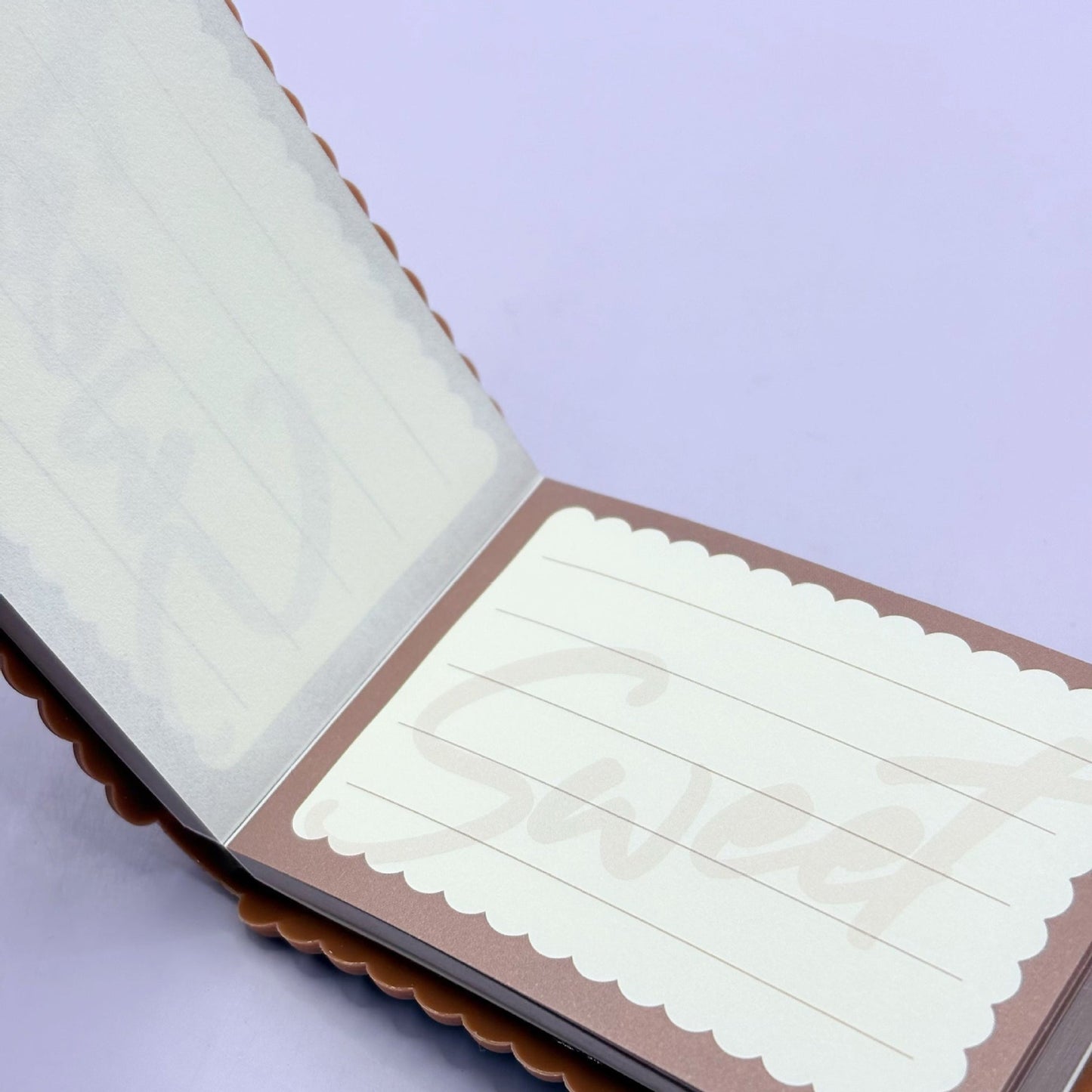 Scented Silicone Biscuit Notebook Keychain