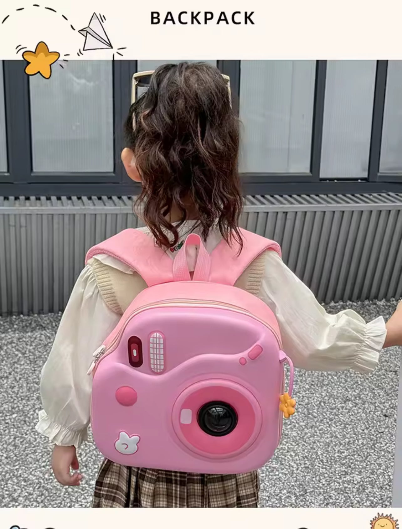 Children Camera Bag Kindergarten Backpack Eggshell Backpack Versatile Toddler Backpacks School Bag Cute Backpack