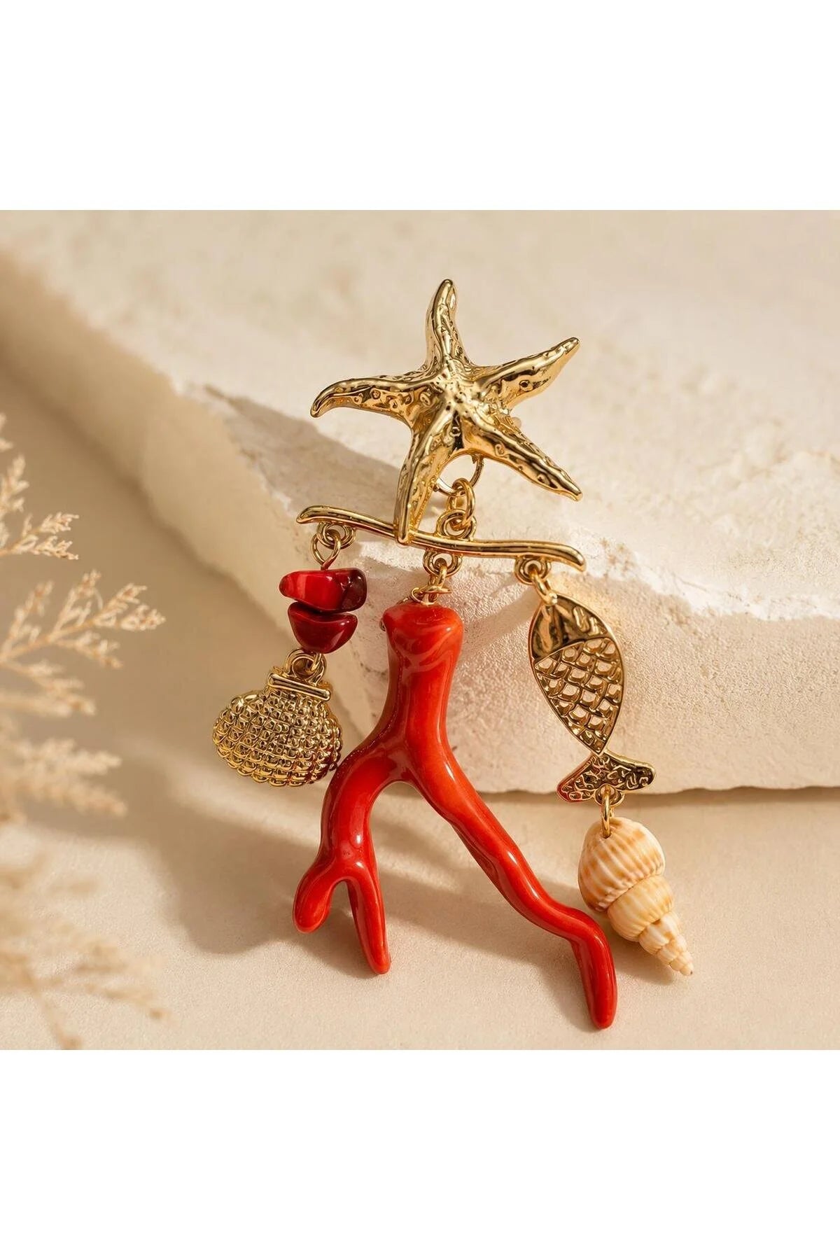 Ocean Treasure Statement Drop Earrings