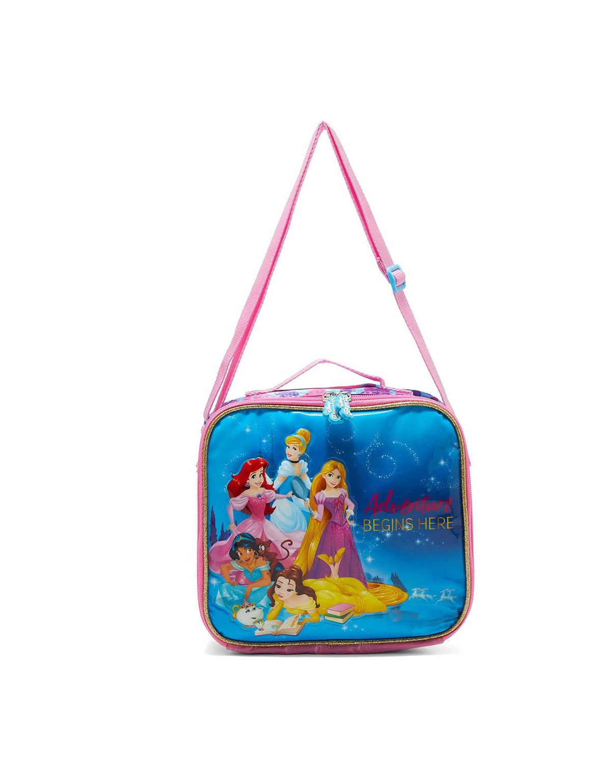 Disney Princess Rolling Backpack for Girls – Pink & Blue