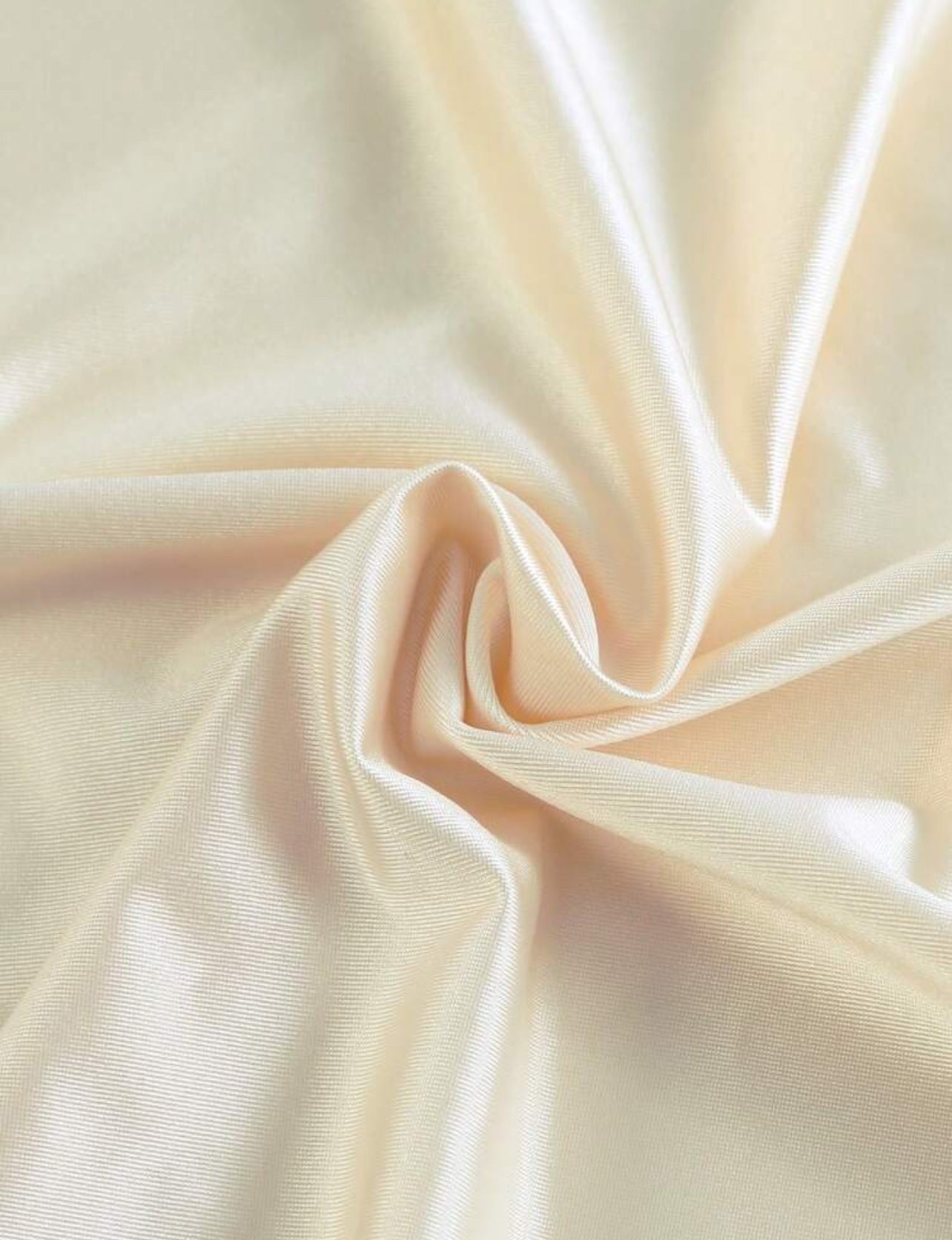 Swim Oasis 2026 New Women's Summer Beach Vacation High-End Beaded V-Neck Pleated Strapless Backless Solid Color Apricot Round High-Cut One-Piece Swimsuit With Long Skirt Side Tie - Large