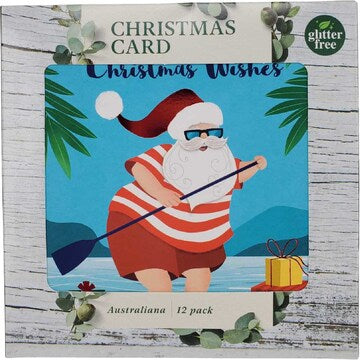 Christmas Cards Square Australiana 12 Pack