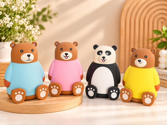 Cute Bear & Panda Bottle – Available in 4 Colors
