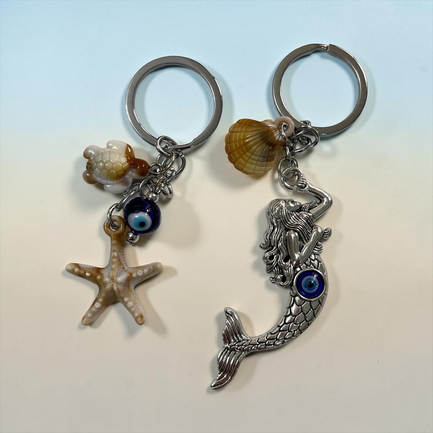 Ocean Charm Keychain Collection