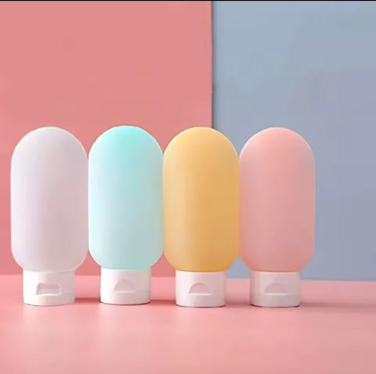 New 60ML Silicone Travel Bottles Travel Packaging Set Airplane Bottle Refillable Travel Bottle Shampoo Bottles Kit