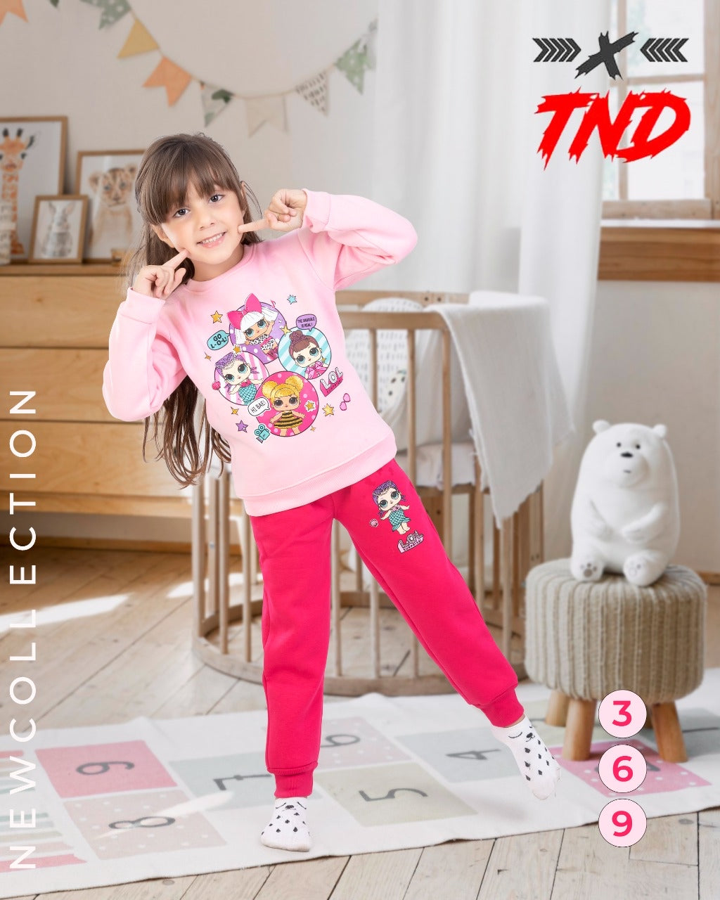 XTND LOL Surprise Girls PJs - 2 Years