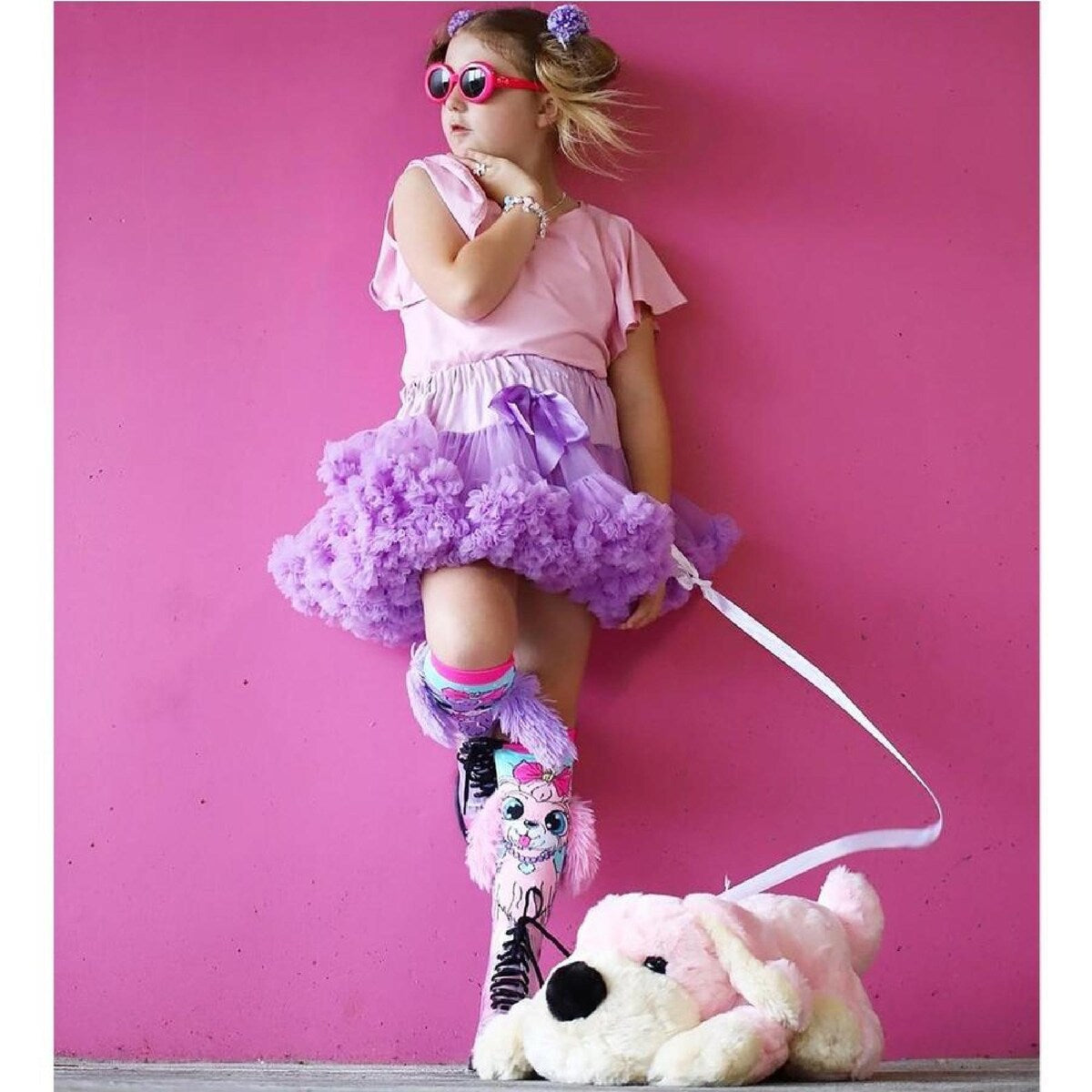 Crazy socks for kids Cute girl socks girls wacky Funky Stretch Mid to High Novelty Socks