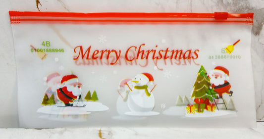Merry Christmas Zip Pouch Pencil Case Purse