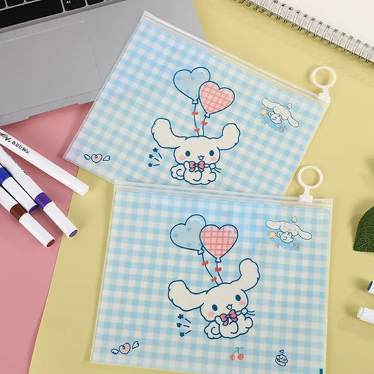 1pc Cartoon Zipper Bag, and Moisture-Proof Office Stationery Pouch, Pen Case
