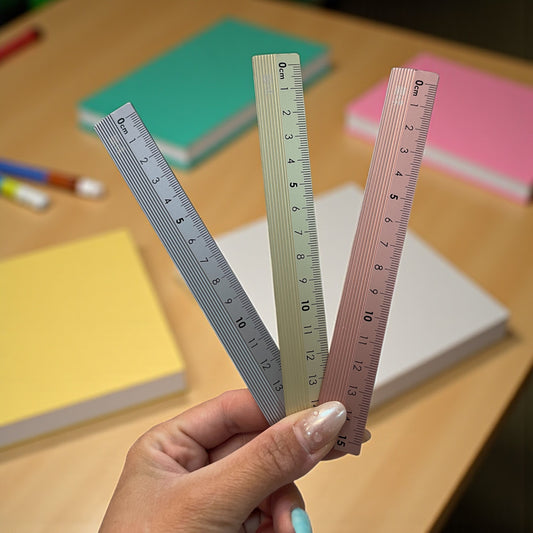1Pc 15Cm Metal Ruler