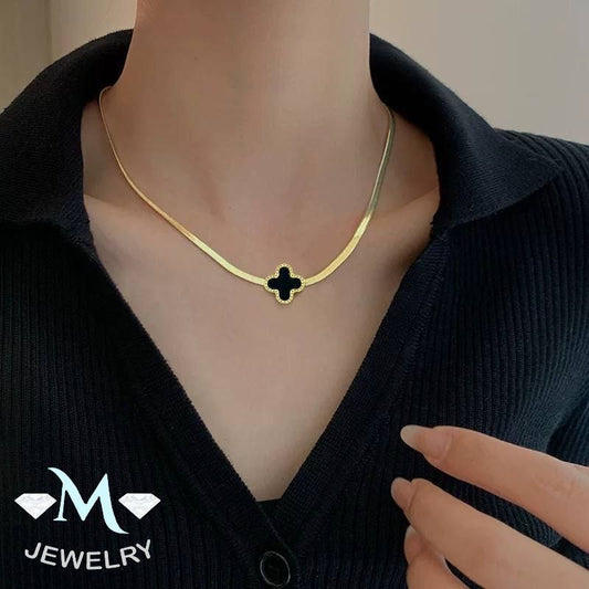 Van Cleef Stainless Steel Necklace