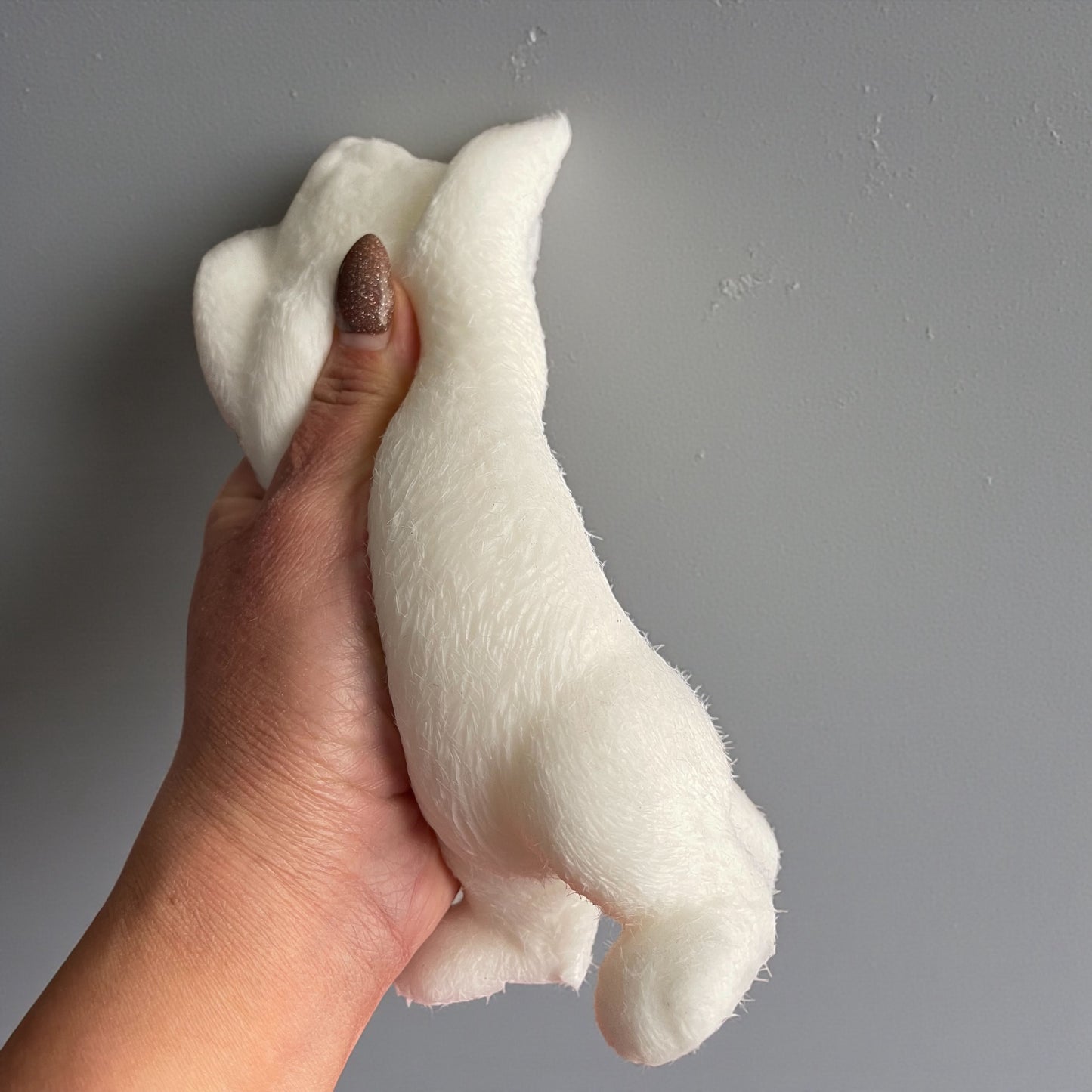 Cute Taba Squishy Cat Fluffy Sticky Realistic Cat Stress Relieving Toy Simulation Cats Doll Squeeze Gift for Kids Adults