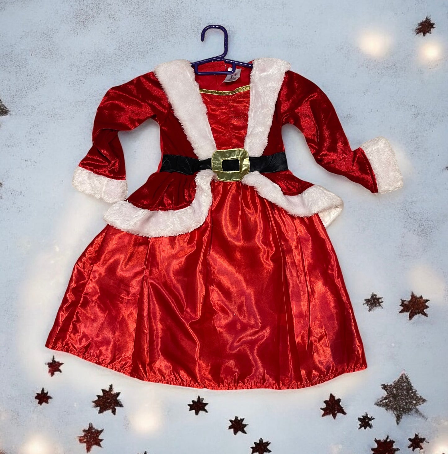 Santa Dress For Girls Christmas New Year Costume - 5 Years