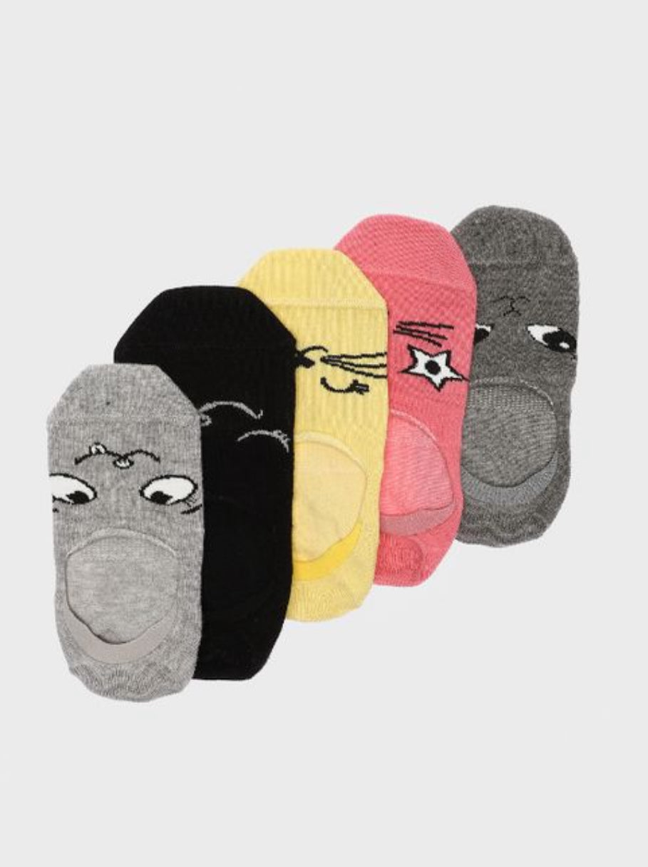 LC Waikiki 5-Pack Girl's Invisible Socks
