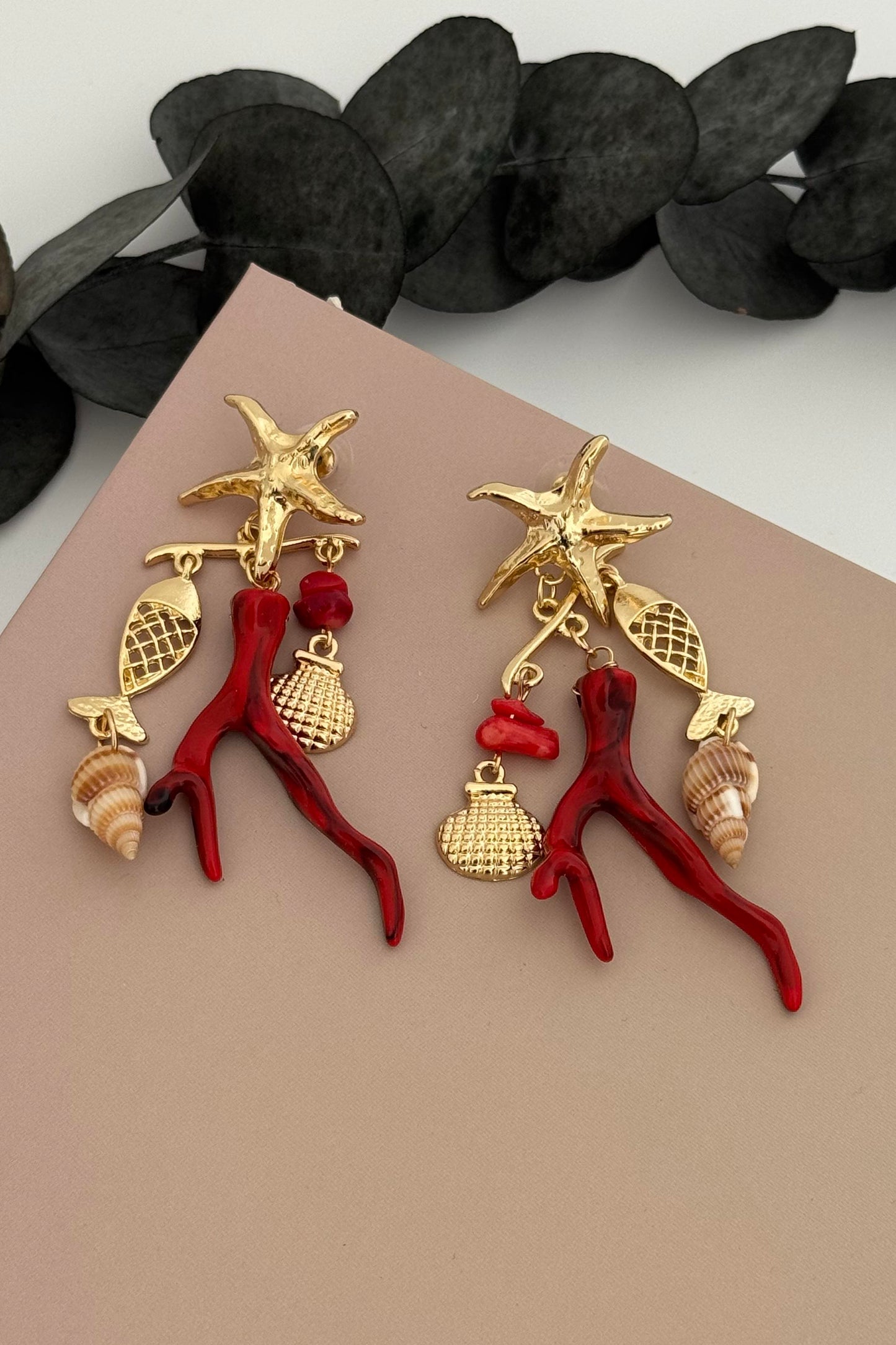 Ocean Treasure Statement Drop Earrings