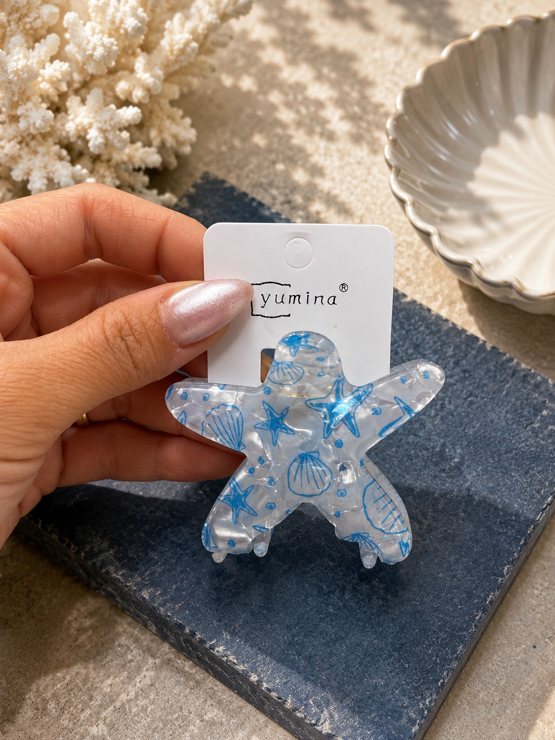 Starfish Hair Clip – Colorful Sea-Inspired Design