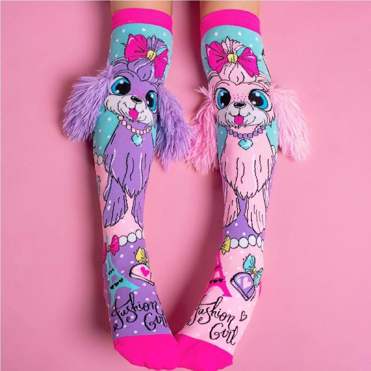 Crazy socks for kids Cute girl socks girls wacky Funky Stretch Mid to High Novelty Socks