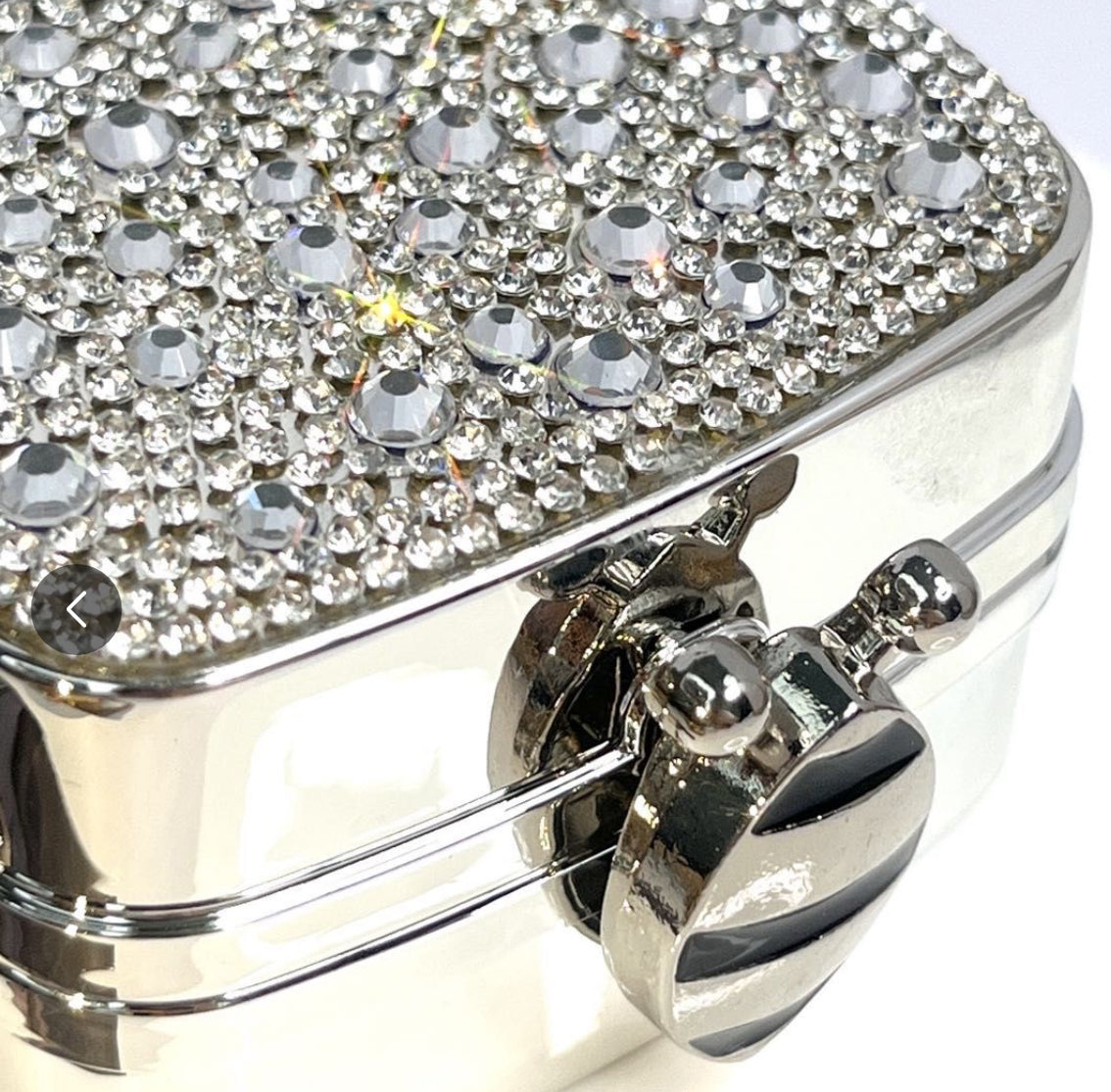 Mini Sparkling Square Acrylic Crossbody Shoulder Bag for Party