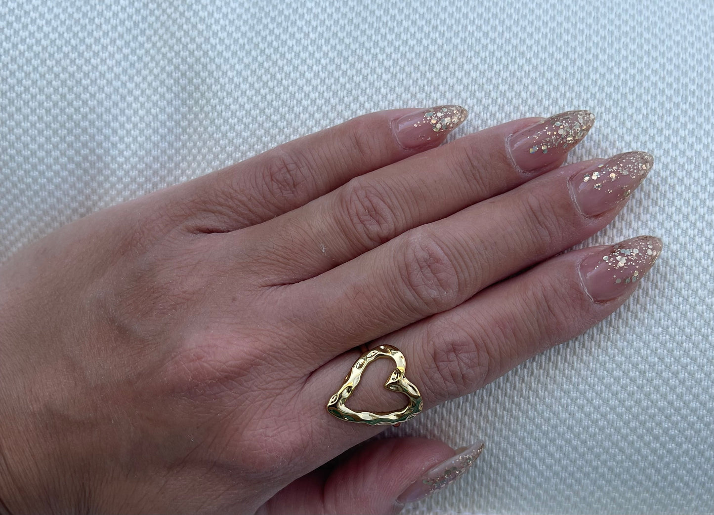 Trendy Gold Color Stainless Steel Ring for Women Bohemian Shell Starfish Conch Flower Butterfly Heart Ring Party Jewelry Gift