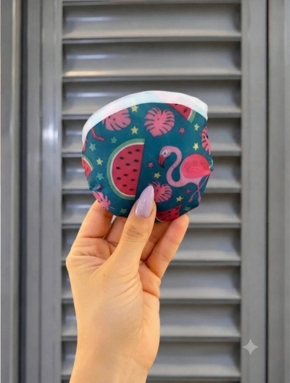 Foldable Summer Hand Fan – Colorful Fruit & Tropical Designs