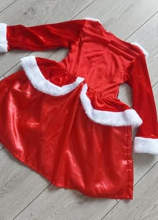 Santa Dress For Girls Christmas New Year Costume - 5 Years