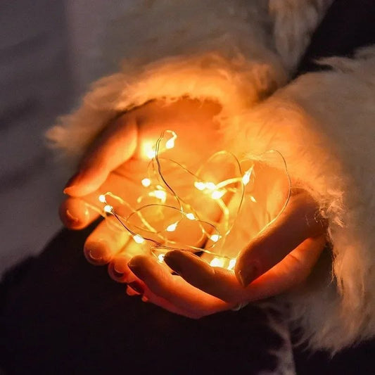 LED String Lights Copper Wire Garland Light Waterproof Fairy Lights For Christmas Wedding Party Home Holiday Decoration