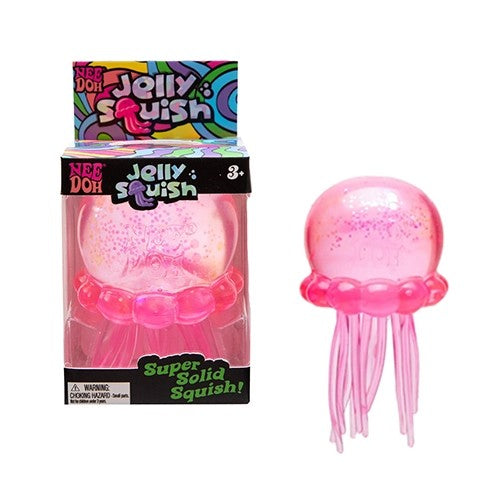 Nee Doh Jolly Squish Jellyfish – Super Solid Sensory Stress Toy