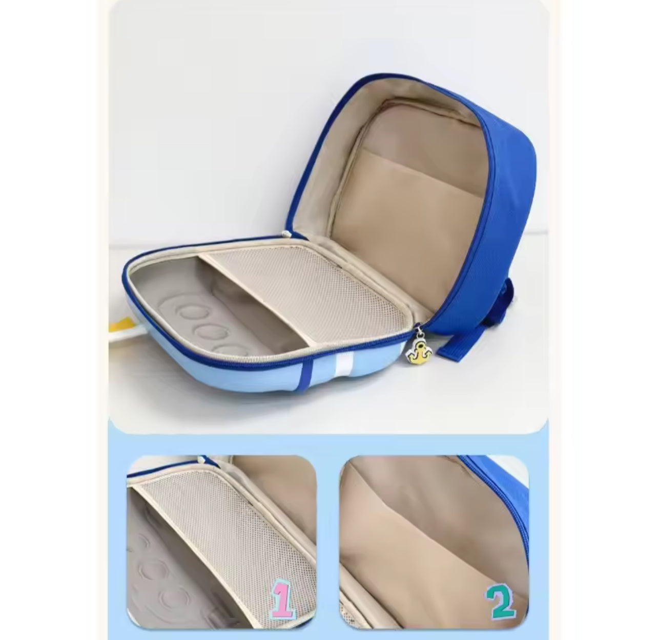 Cartoon Egg Shell Kids Backpack Kindergarten School Bag for Boys and Girls Cute Toddler School Backpacks Trendy Children Bag