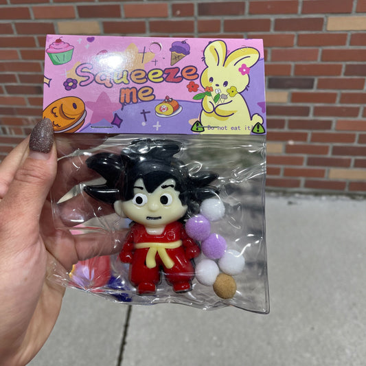 Dragon Ball Son Goku Squeeze Toy – Soft Squishy Decompression Stress Relief Toy