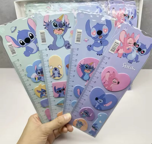 Disney Stitch note paper Sticky Note cartoon pocket sticker Lilo and Baby cute bookmark paper stationery