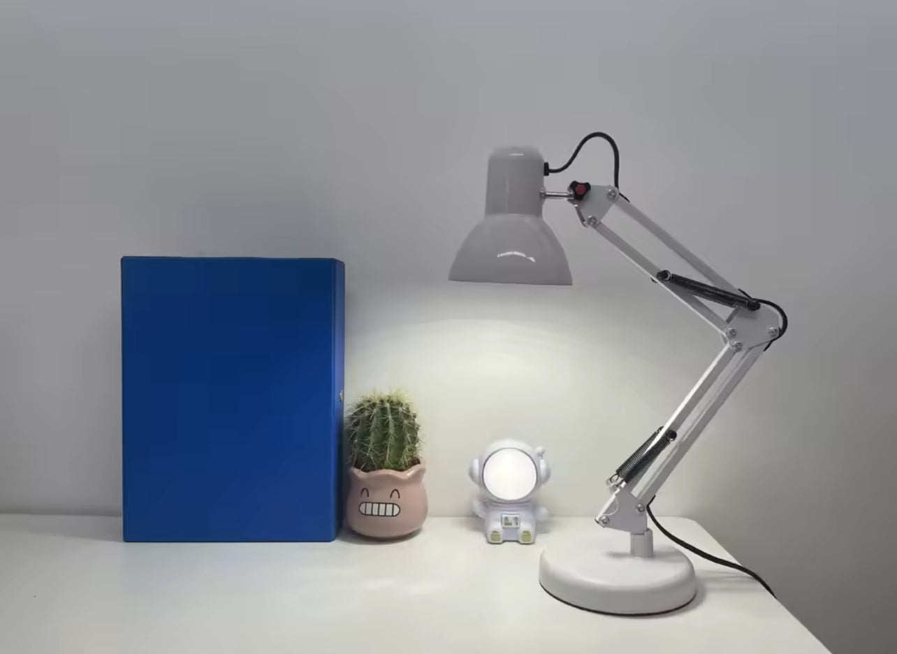 Hot Selling Metal Folding Desk Lamp Long Arm Telescopic LED Eye Protection Lamp Student Desk Clamp Bedside Reading Lamp220V