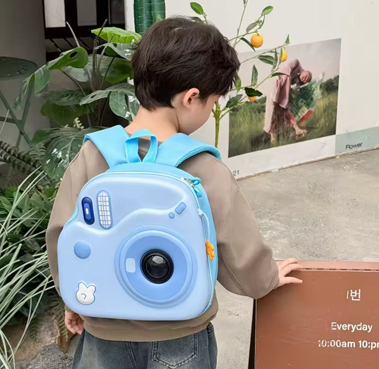 Children Camera Bag Kindergarten Backpack Eggshell Backpack Versatile Toddler Backpacks School Bag Cute Backpack