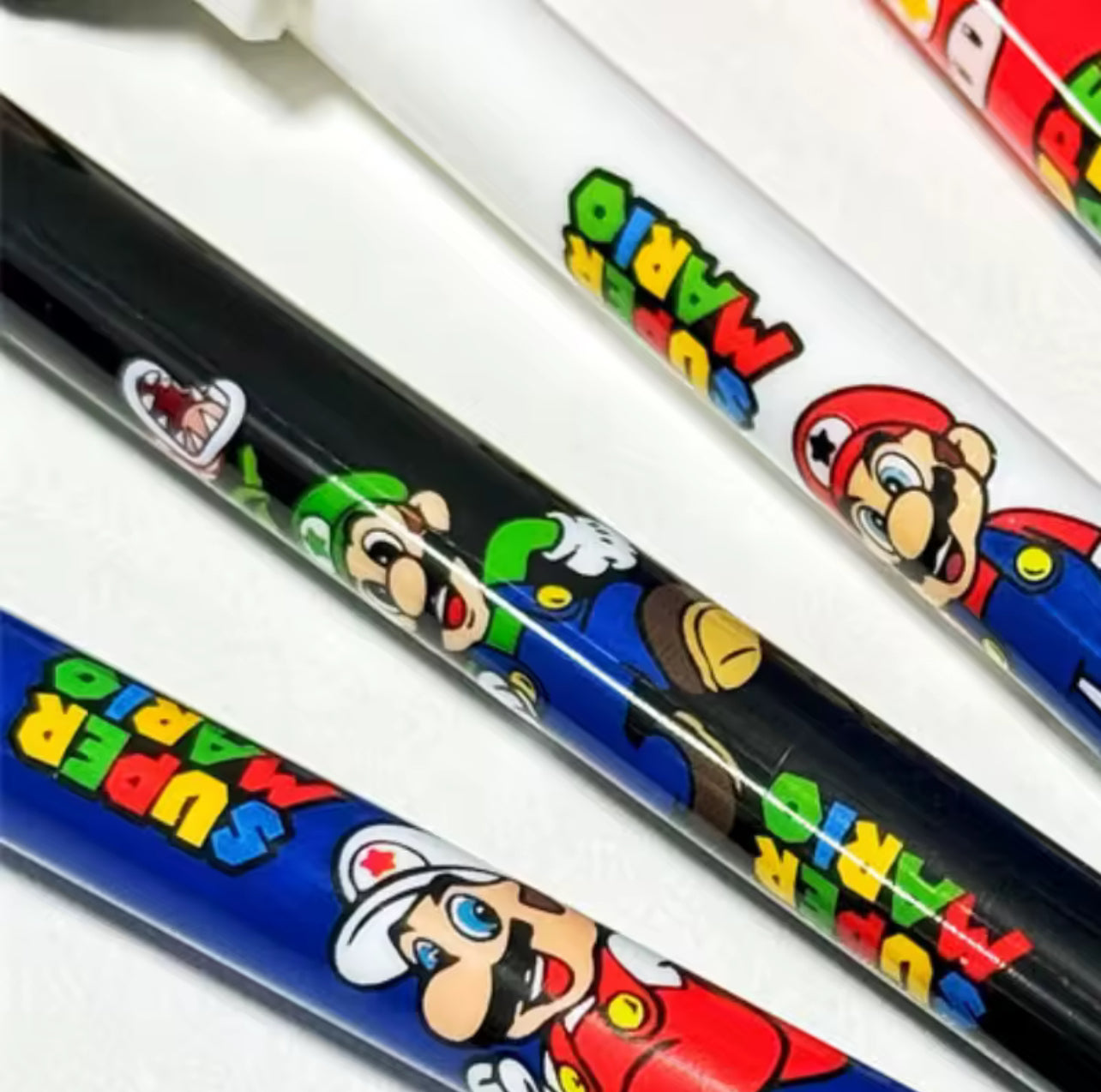 Super Mario Bros Mechanical Pencil Anime 0.5mm Press Automatic Mechanical Pencil School Office Supplies Student Stationery Gift