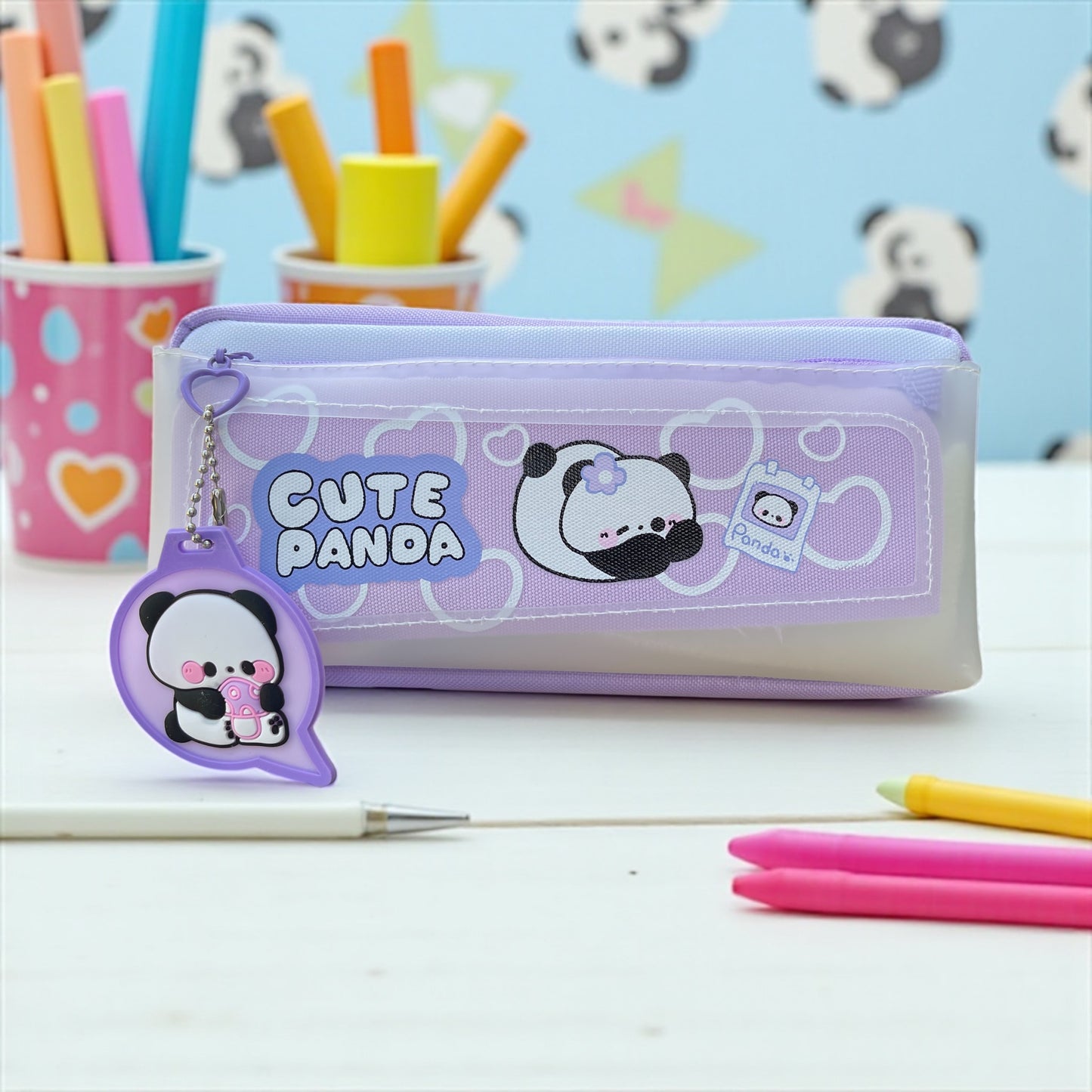 Cute Panda Large Capacity Pencil Case