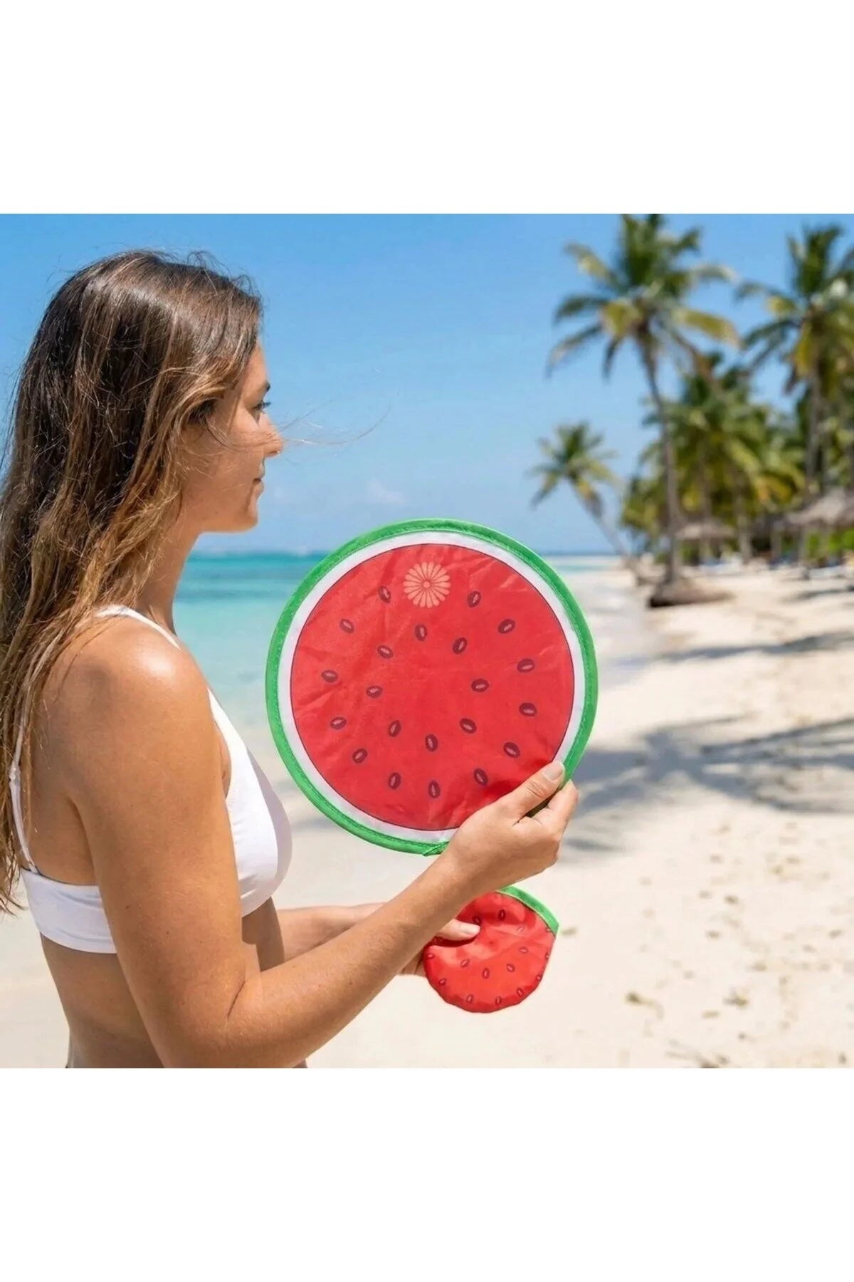 Foldable Summer Hand Fan – Colorful Fruit & Tropical Designs