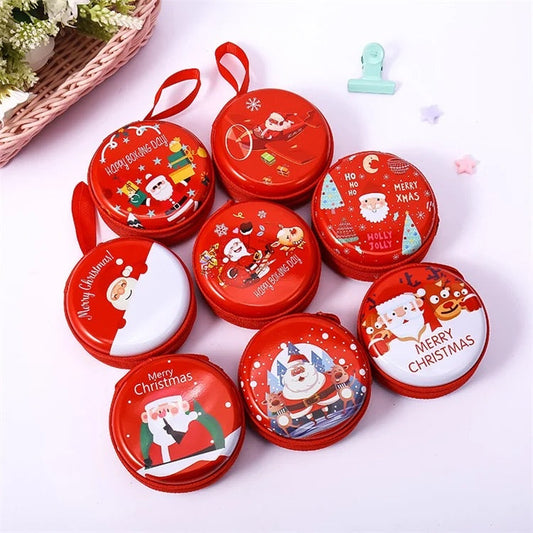 Christmas Round Mini Coin Purse
