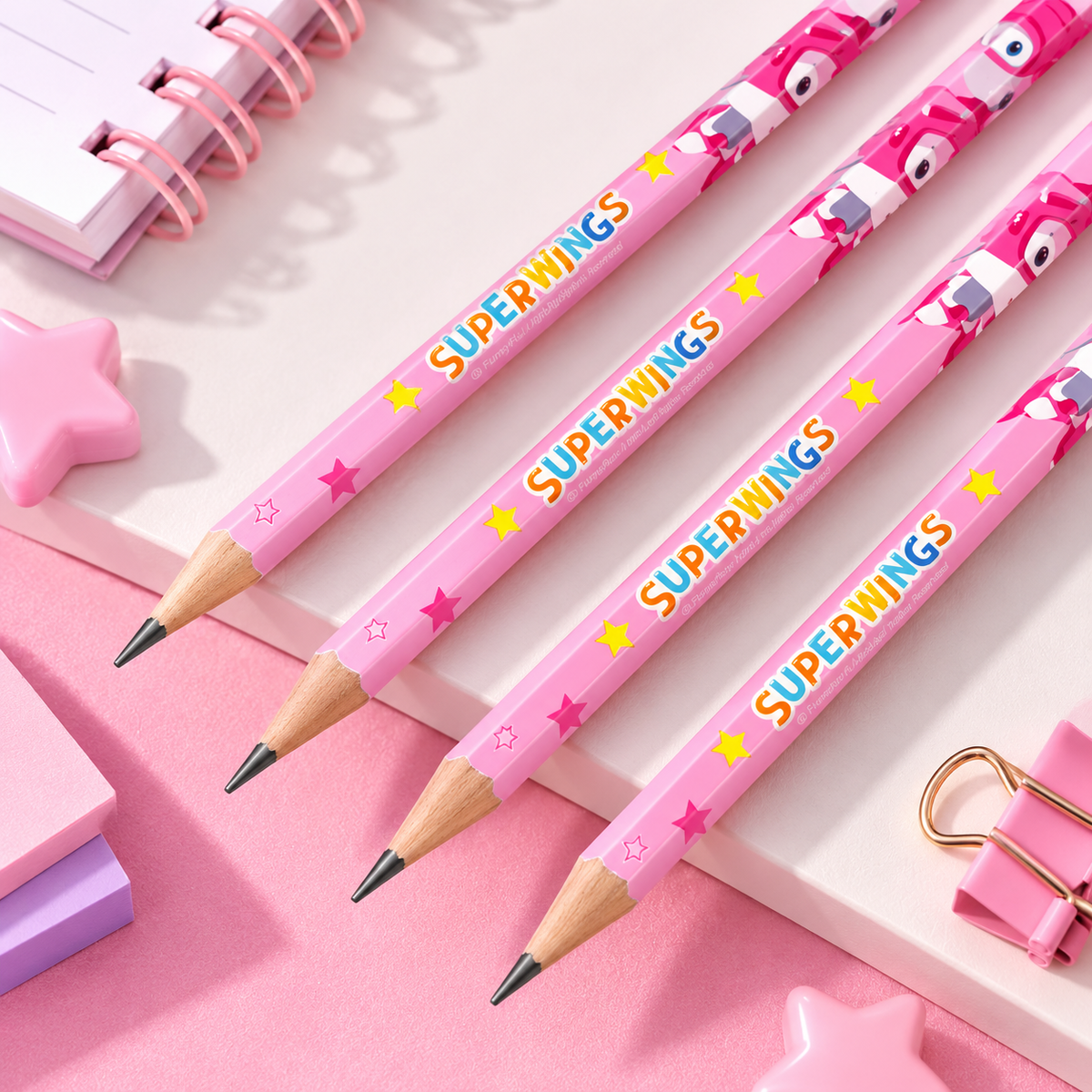 Deli Super Wings Dizzy 2B Graphite Pencils – Pack of 12