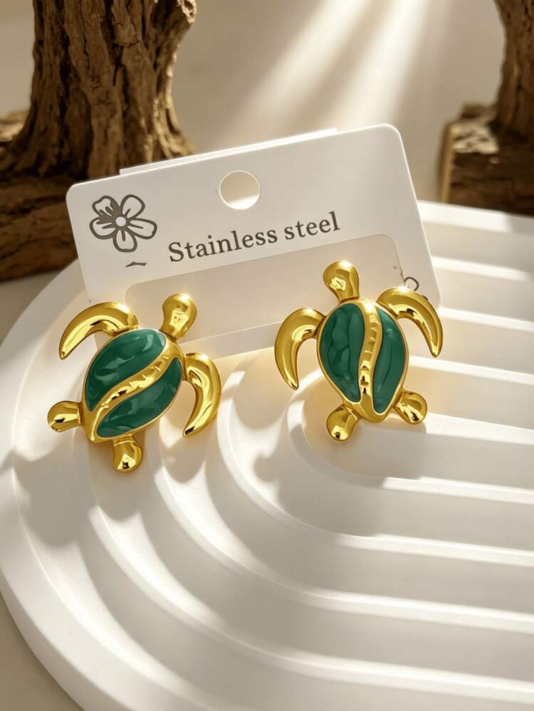 Stainless Steel Floral & Butterfly Earrings Collection