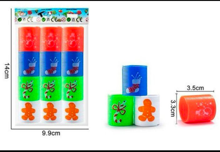 🎄 Christmas Magic Spring Toys (Slinkies) – Packet of 12