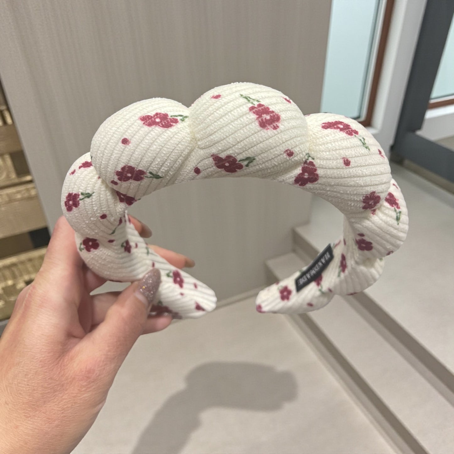 Twist Hair Hoop Sponge Headbands New Headwear Solid Color Spa Headband Diamond Hair Accessories Makeup Headband Girls Ladies