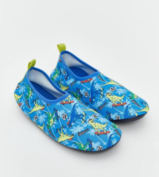 LCW STEPS Dinosaur Printed Boys' Baby Aqua Shoes - size:36