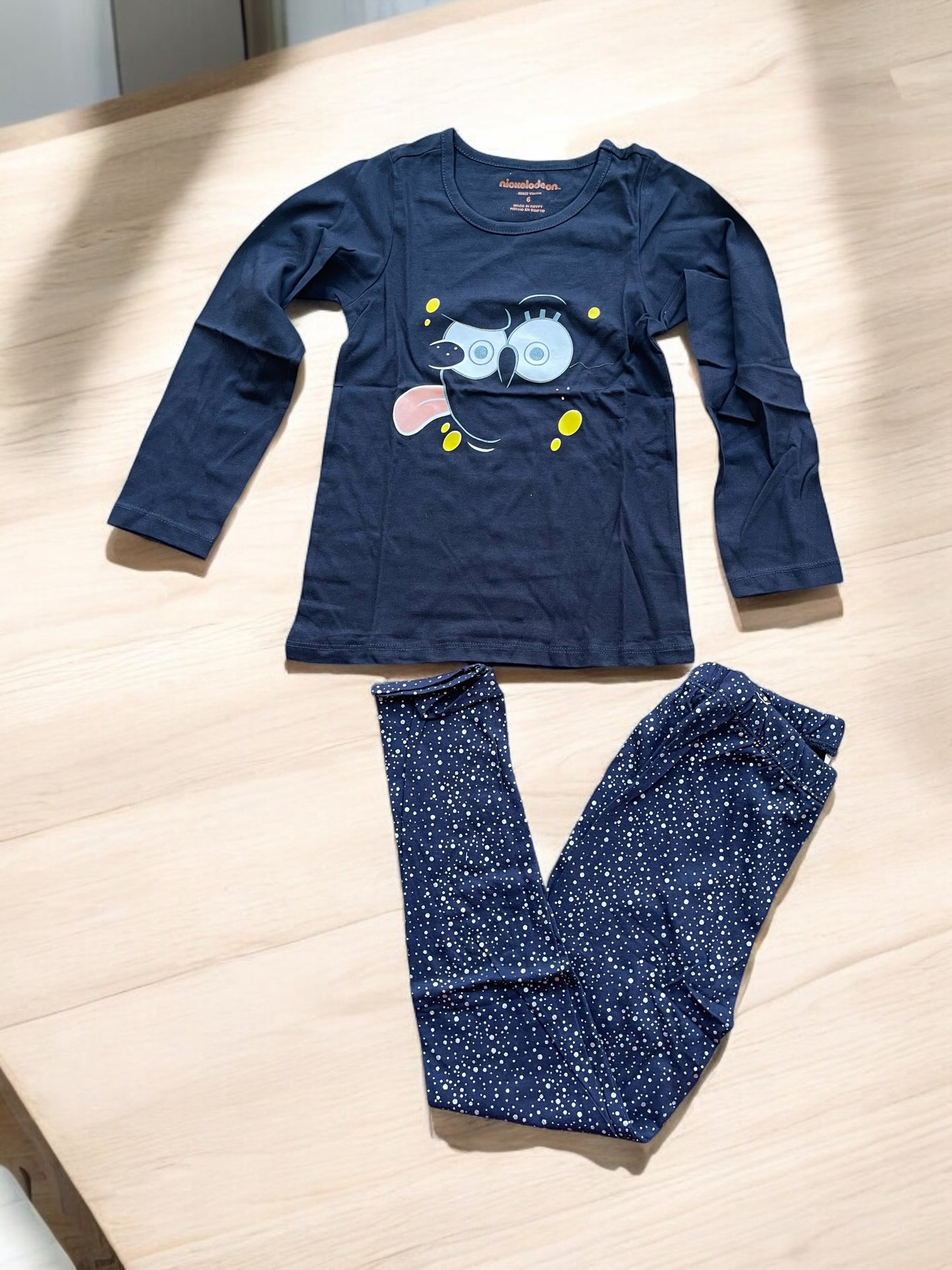 Long Sleeves 2 Pieces Leggings Pyjama Set - 6 Years